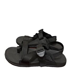 Chaco Lowdown 2 Size US 11 Men's Strappy Adjustable Sandals Black JCH10784